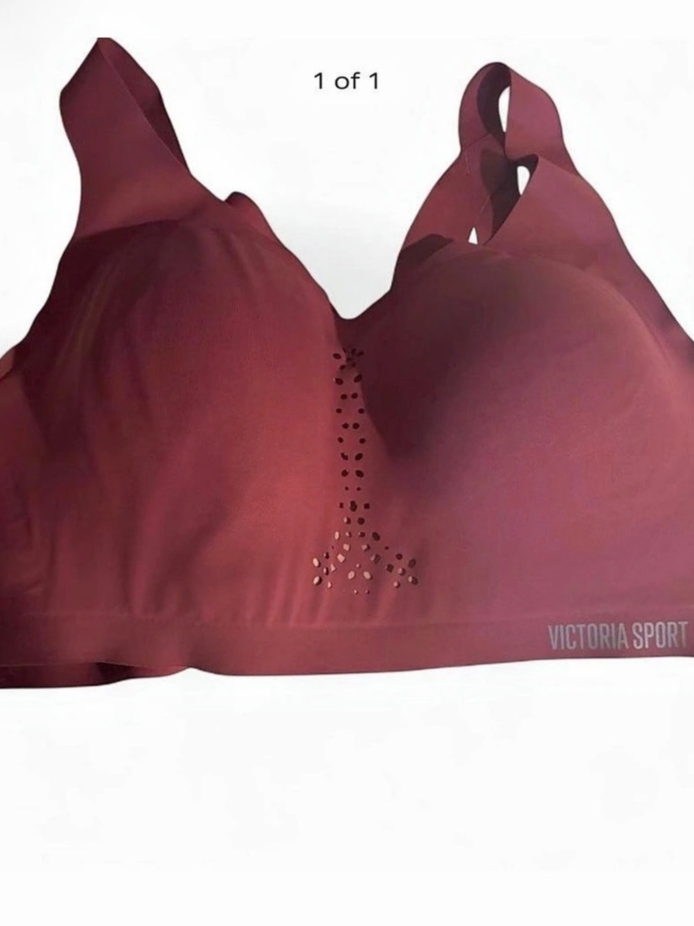Victoria's Secret Burgundy Sports Bra Like New
